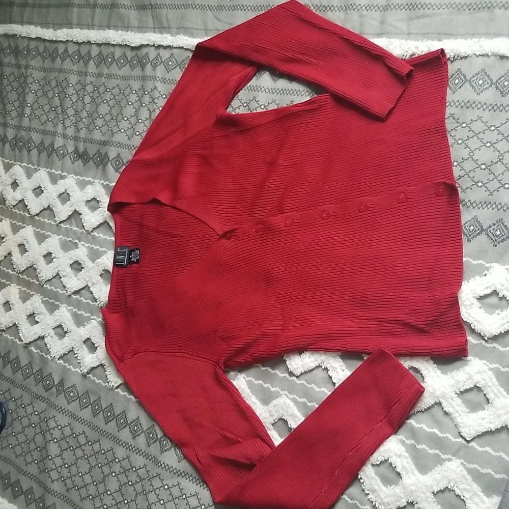 I.N.C red long sleeve